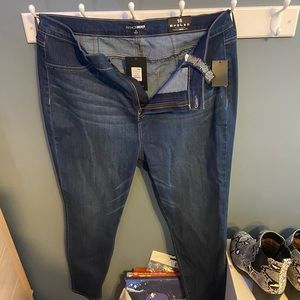 FN Dark Wash High Rise Skinny Jeans